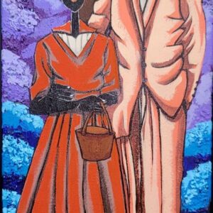 Classic Black by Leroy Campbell is an original collage on canvas, which honors Black love.