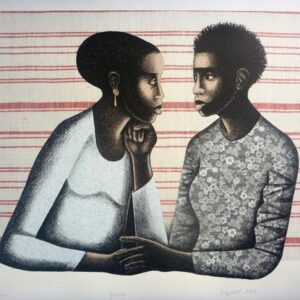 Gossip by Elizabeth Catlett