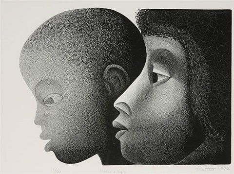 Mother and Son by Elizabeth Catlett