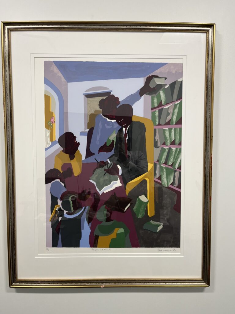 Lawyers and Clients by Jacob Lawrence