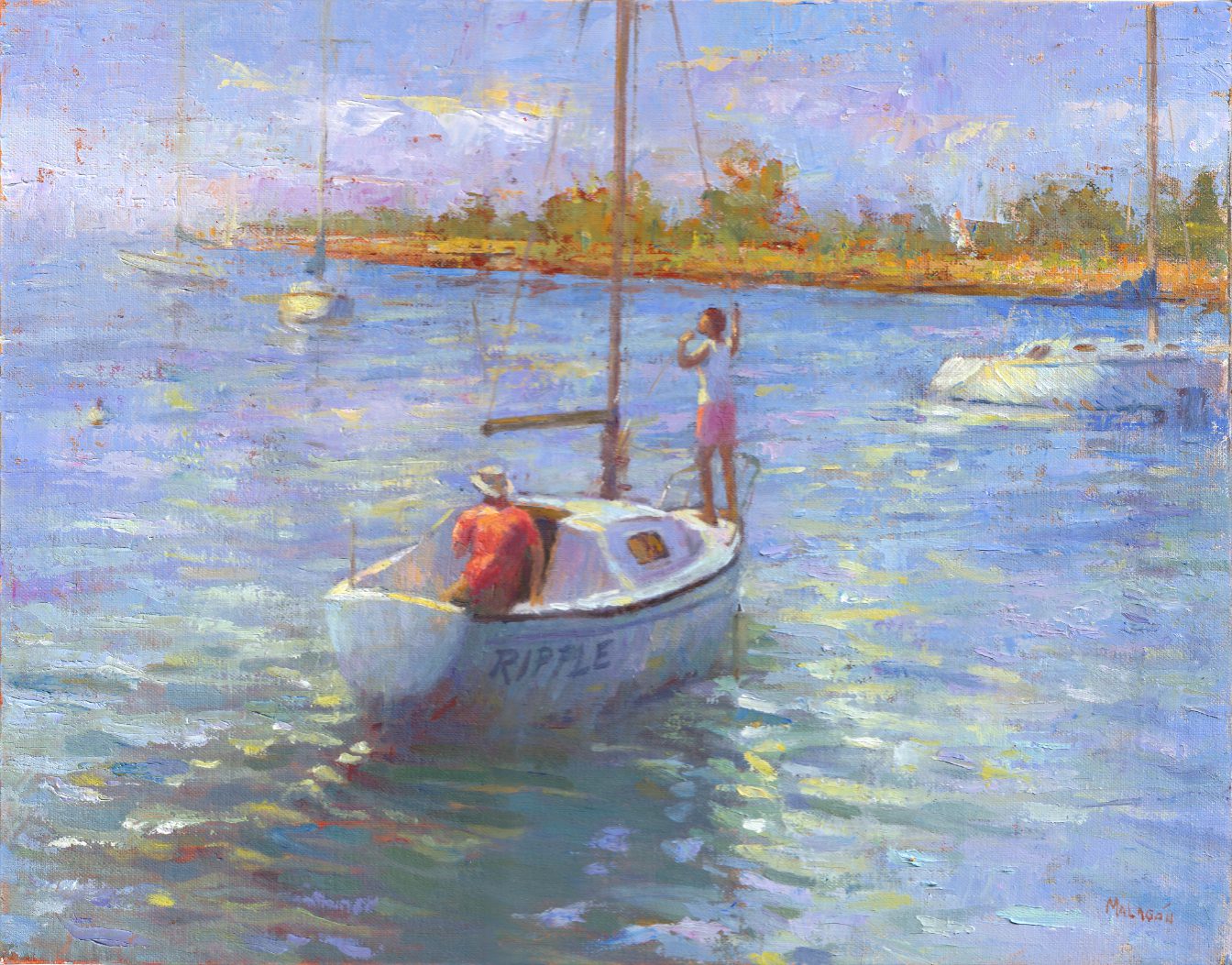 Sailboat by Miguel Malagon