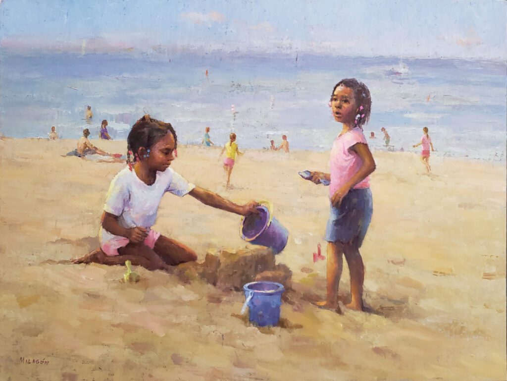 Sandcastles Kids Beach by Miguel Malagon