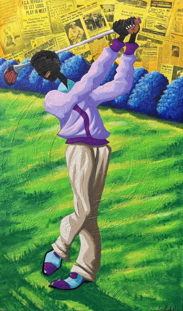 The Golfer by Leroy Campbell