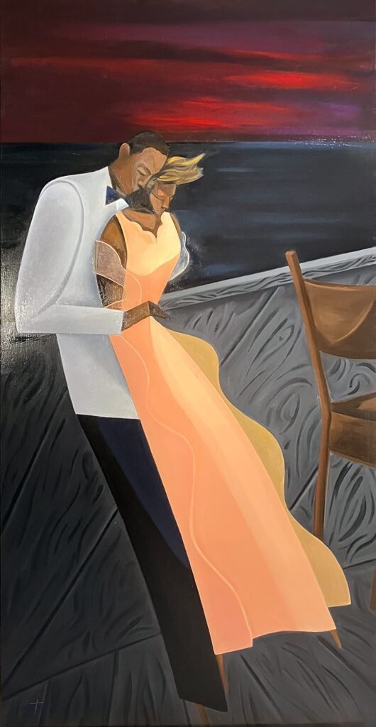 Anniversary Terrace Evening by Yvette Watson