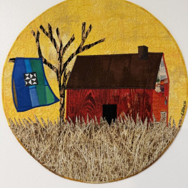 Hidden Messages in a Wheat #1 Field by Sherry Shine