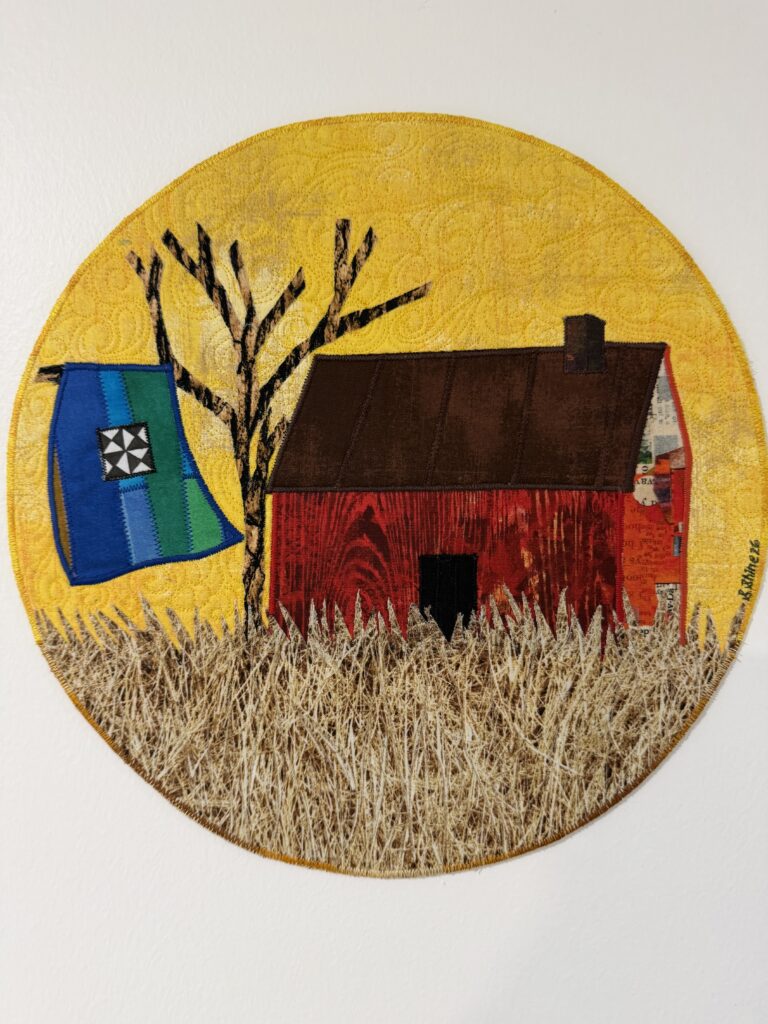 Hidden Messages in a Wheat #1 Field by Sherry Shine